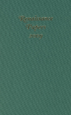 Book cover for Renaissance Papers 2009