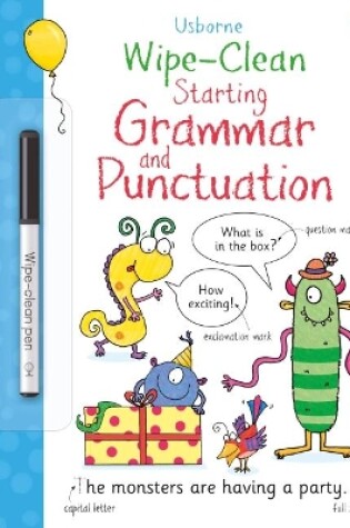 Cover of Wipe-clean Starting Grammar and Punctuation