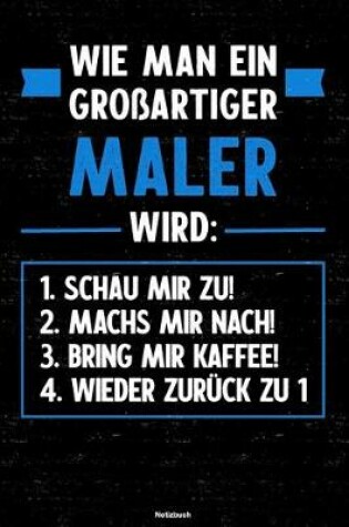 Cover of Wie man ein grossartiger Maler wird