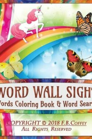 Cover of Word Wall Sight Words Coloring Book & Word Search