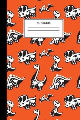 Book cover for Dinosaur Skeleton Notebook