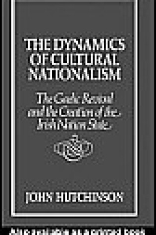 Cover of Dynamics of Cultural Nationalism