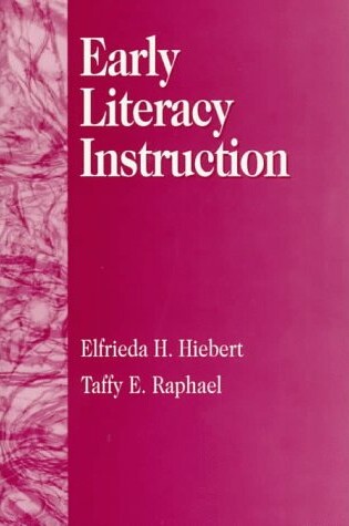 Cover of Early Literacy Instruction