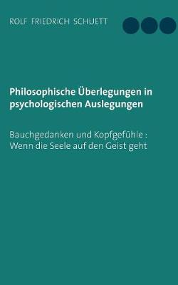 Book cover for Philosophische Uberlegungen in Psychologischen Auslegungen