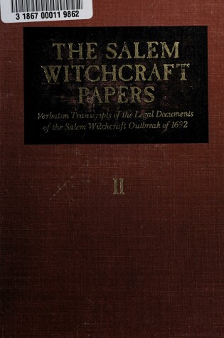 Cover of The Salem Witchcraft Papers