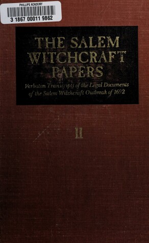 Book cover for The Salem Witchcraft Papers