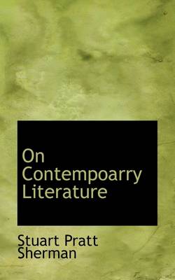 Book cover for On Contempoarry Literature