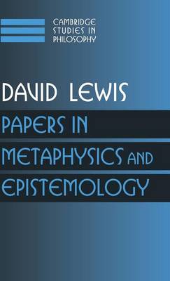 Cover of Papers in Metaphysics and Epistemology: Volume 2