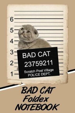 Cover of Bad Cat Foldex Notebook