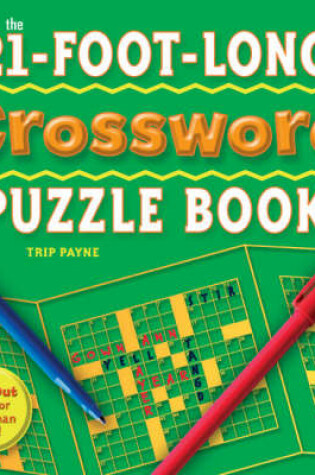 Cover of 21-foot-long Crossword Puzzle Book