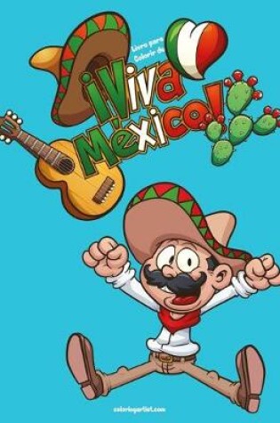 Cover of Livro para Colorir de Viva México