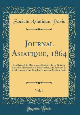 Book cover for Journal Asiatique, 1864, Vol. 4