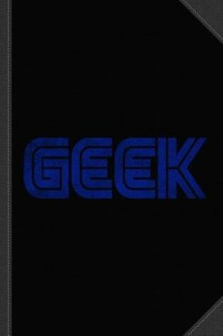 Cover of Geek White Vintage Journal Notebook