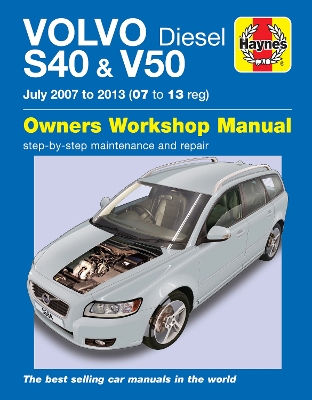 Book cover for Volvo S40 & V50 Diesel Owners Workshop Manual