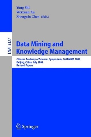 Cover of Data Mining and Knowledge Management