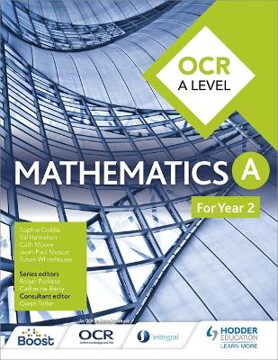 Book cover for OCR A Level Mathematics Year 2