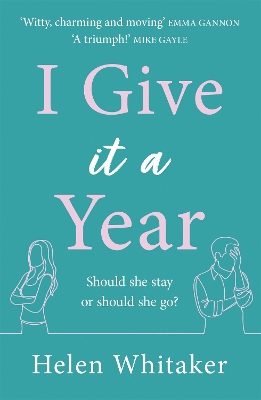 Book cover for I Give It A Year