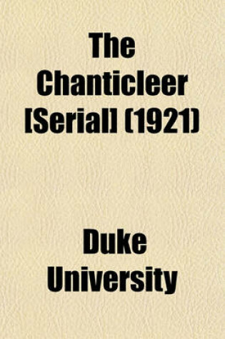 Cover of The Chanticleer [Serial] (1921)