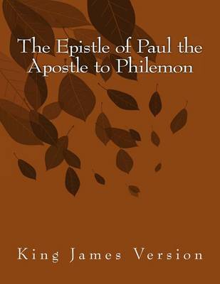 Book cover for The Epistle of Paul the Apostle to Philemon
