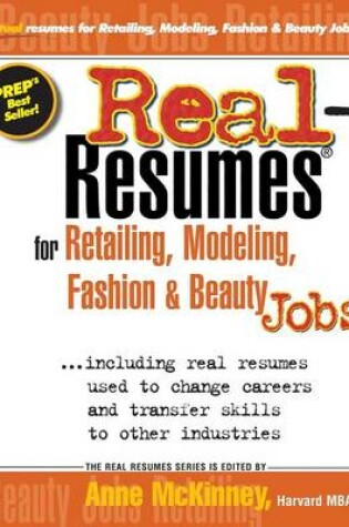 Cover of Real-Resumes for Retailing, Modeling, Fashion & Beauty Jobs