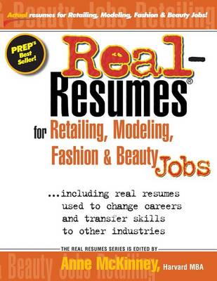 Book cover for Real-Resumes for Retailing, Modeling, Fashion & Beauty Jobs