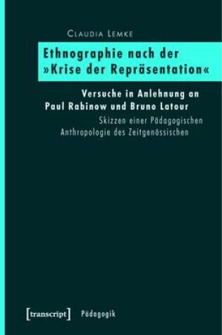 Cover of Ethnographie Nach Der "Krise Der Reprasentation"