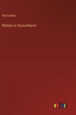 Cover of Moli�re in Deutschland