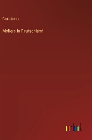 Cover of Molière in Deutschland