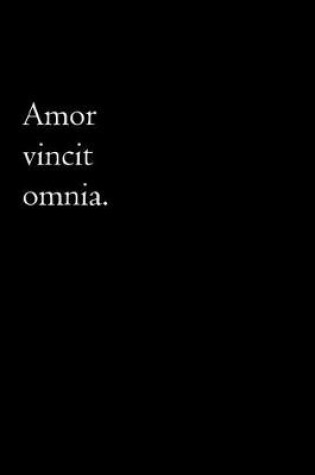 Cover of Latin Notebook - Amor Vincit Omnia