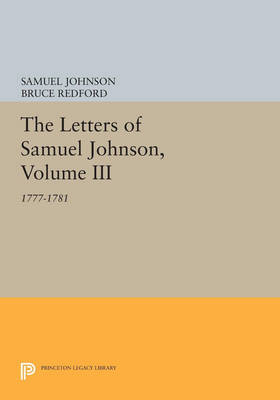 Book cover for The Letters of Samuel Johnson, Volume III