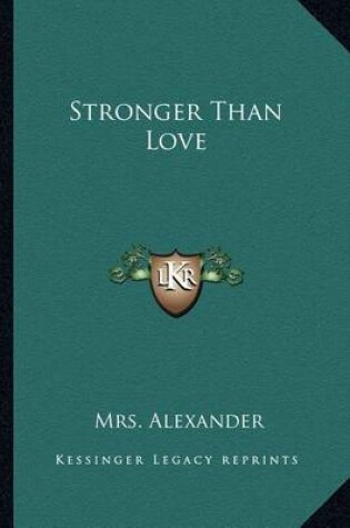 Cover of Stronger Than Love
