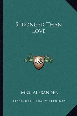 Book cover for Stronger Than Love