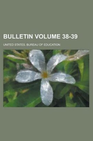 Cover of Bulletin Volume 38-39