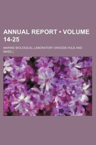 Cover of Annual Report (Volume 14-25 )