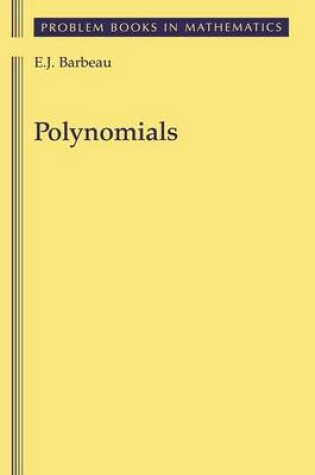 Cover of Polynomials