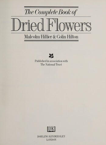 Book cover for Complete Book of Dried Flowers