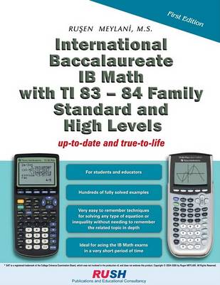Book cover for International Baccalaureate Math with Ti 83-84 Family Standard and High Levels