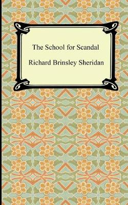 Book cover for The School for Scandal