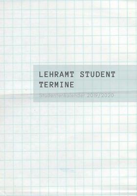 Book cover for Lehramt Studentenkalender 2019-2020