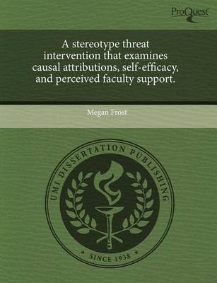 Book cover for A Stereotype Threat Intervention That Examines Causal Attributions