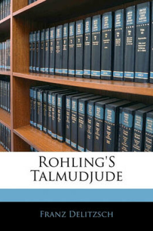 Cover of Rohling's Talmudjude