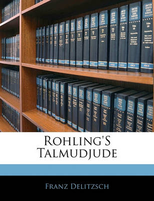 Book cover for Rohling's Talmudjude