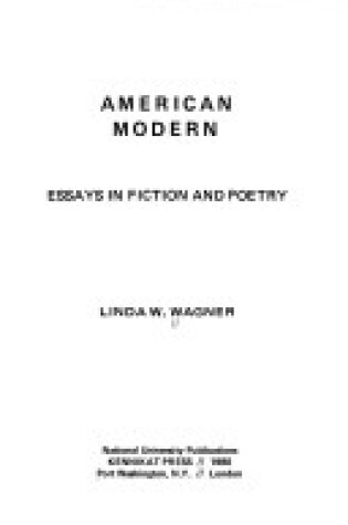 Cover of American Modem