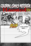 Book cover for Coloring Comics Notebook - Haunted Two