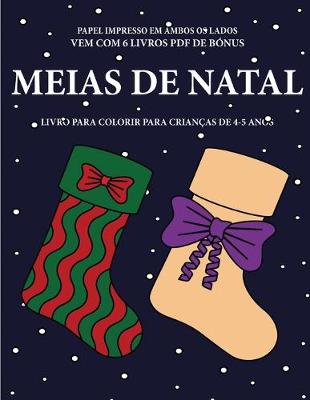 Cover of Livro para colorir para crianças de 4-5 anos (Meias de Natal)