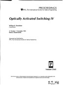 Book cover for Optically Activated Switching Iv