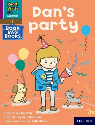 Book cover for Read Write Inc. Phonics: Dan's party (Purple Set 2 Book Bag Book 3)