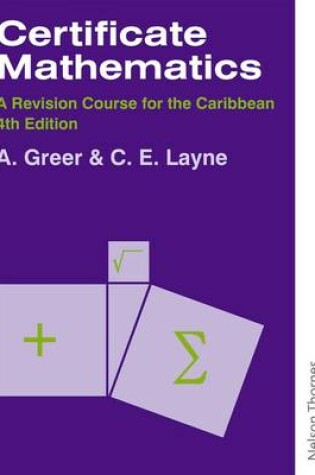 Cover of Certificate Mathematics - A Revision Course for the Caribbean
