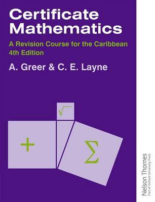 Book cover for Certificate Mathematics - A Revision Course for the Caribbean