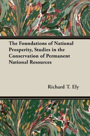 Cover of The Foundations of National Prosperity, Studies in the Conservation of Permanent National Resources
